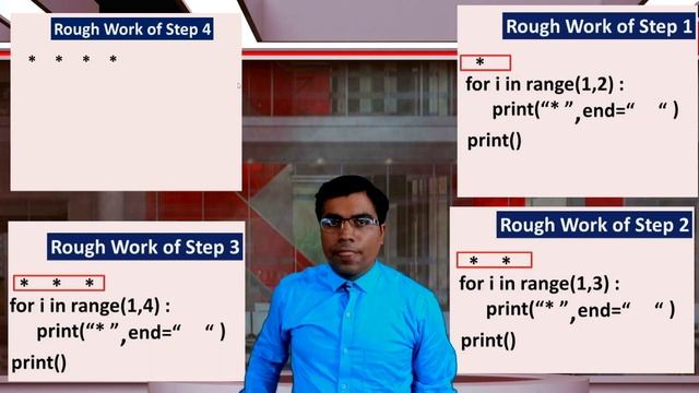 Python for Class 11 | Computer Science Class 11|Pattern Printing Programs in Python|IP For Class 11