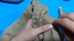 Как незаметно зашить дырку на брюках