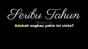 SERIBU TAHUN-IMRAN AJMAIN (KARAOKE MINUS ONE HIGH QUALITY WITH LYRICS) HD VIDEO