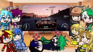 Pixar Cars React to Real Cars (Need for Speed: Payback & Most Wanted) | Gacha Club | Part 23