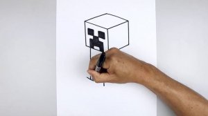 How To Draw Minecraft Creeper | Easy Step by Step for Beginners