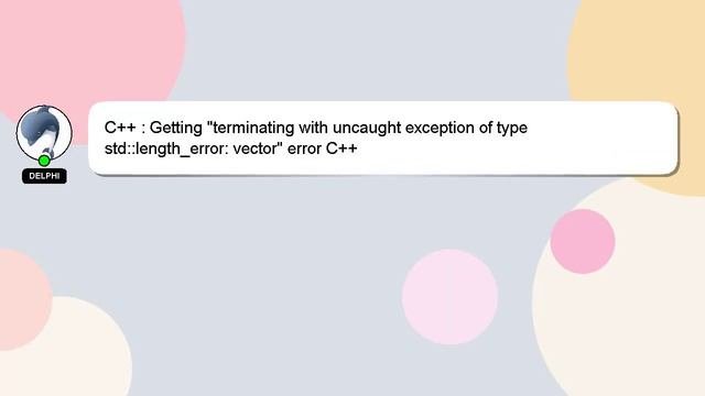 C++ : Getting 