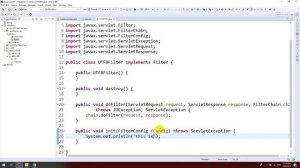 Full tutorial filter in java servlet
