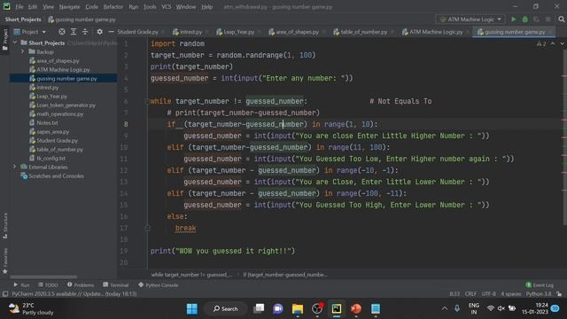 Program 8 | Python Programs for Practice | Python Programming | Python for Beginners | Python Tutor