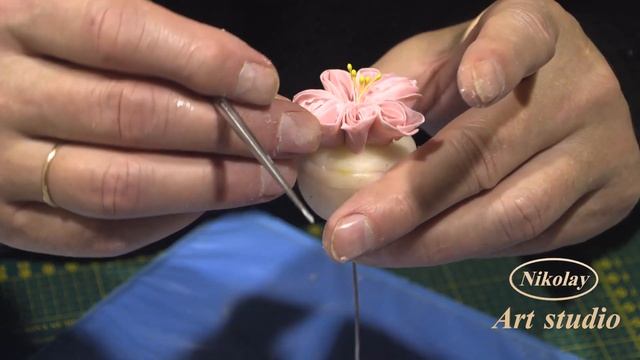 М.К. Английская роза Дэвида Остина, холодный фарфор. Подробный мастер - класс. смотреть онлайн