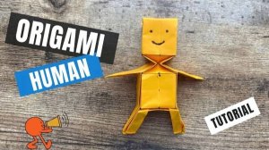 Easy Origami Human - Unfolding the Art of Paper Magic! How to Make Origami Human Papercraft Art