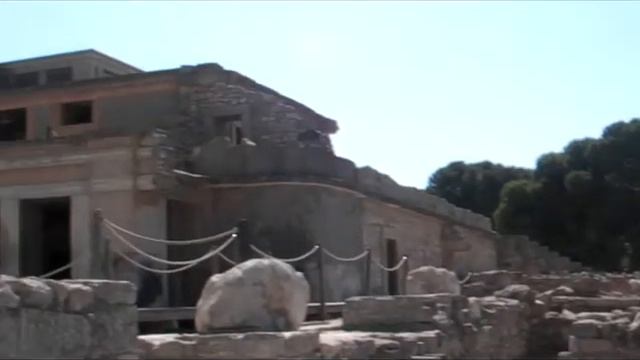 Greece. Crete. Palace Knossos. Греция. Крит. Кносский дворец..mp4