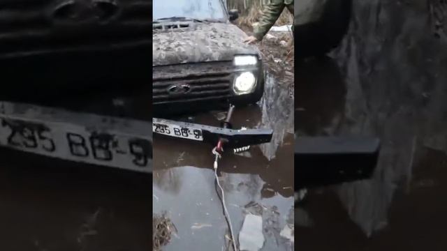 #нива оторвала #бампер #fail #funnyvideo