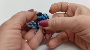 251. ?. _Рыбка_. Кирпичное плетение. Часть 2_3.