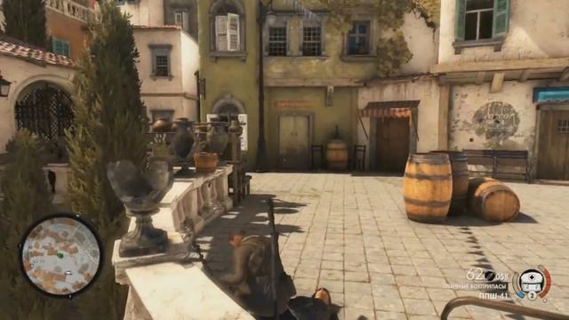 Обзор#Игры Снайпер 4/Sniper Elite 4 Миссия 2 Деревня Битанти Часть 3 смотреть онлайн