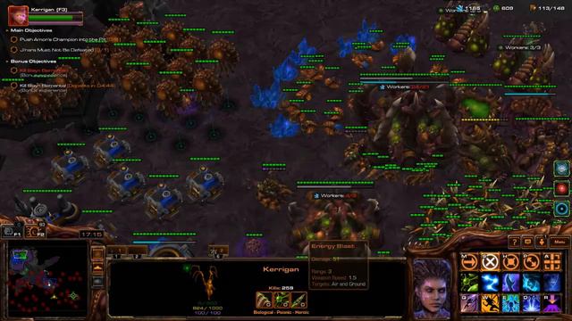 StarCraft 2: Kerrigan, Co-op Weekly mutation 8/1/2016 Perfect Storm, Brutal gameplay (Part 1) смотреть онлайн