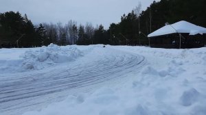 Картодром парк Русский Дракино карт ПИОНЕР 1988г зимний картинг 16 01 2022