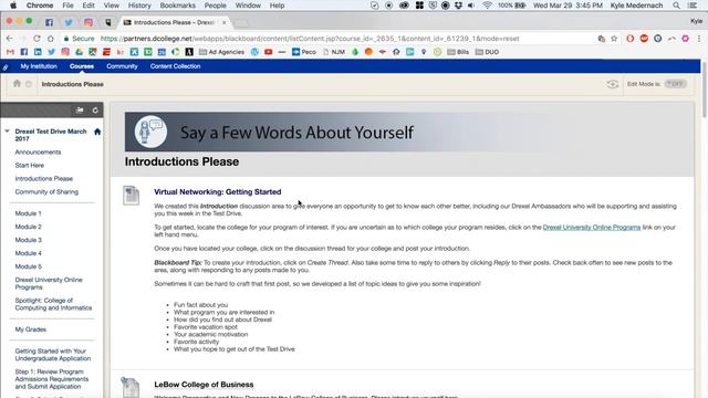 Drexel University Online Test Drive — Time to Get Started! смотреть онлайн