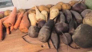 Какие овощи я принес из погреба в середине января