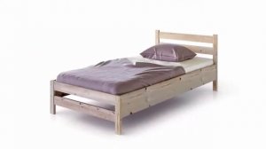 Десять недорогих  односпальных кроватей  без подъемного механизма   в интернет магазине Хофф