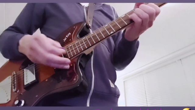 Friday night blues on a Ibanez Jet King with Roland Cube40xl. Blues backing track. смотреть онлайн