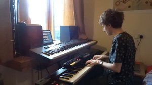 Walking On The Moon - Jazz Piano Improvisation | Robert Dimbleby