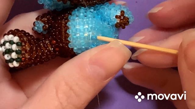 Как научиться плести зеркально из бисера.Подробный мини мастер класс#бисероплетение #рекомендации