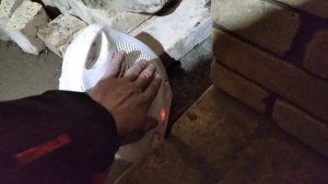 Кладка "двухоборотки "из шамотного кирпича на базе железной банной печи ???