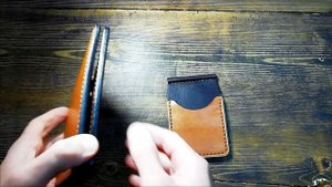 Обработка краёв на кожаных изделиях