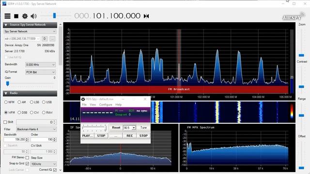 14.11.2021 12:57UTC, [Remote, Scan], Обзор FM диапазона, Оттава, Канада