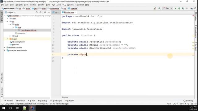 #3 Java NLP Tutorial - Creating a Pipeline | Natural Language Processing смотреть онлайн