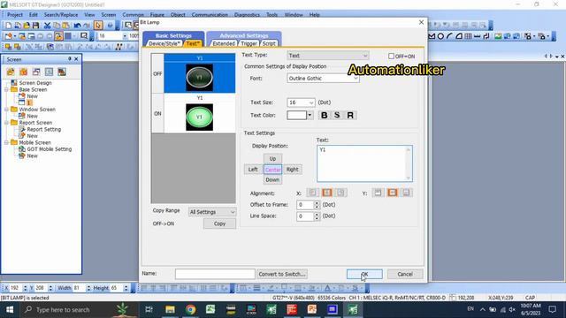 GX Works2 : SFT instruction PLC mitsubishi tutorial with HMI GT Designer3 Simulation