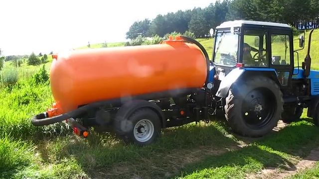 Вакуумный полуприцеп для МТЗ.AVI смотреть онлайн