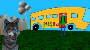 Baldi's Basics Field Trip Demo Балби отдых в лесу ночью  - ГОВОРЯЩИЙ ВОЛК играет  ХОРРОР