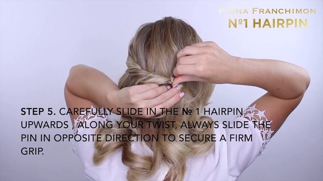 How to do a Cable Twist Hairstyle | Hair Tutorial No. 1 Hairpin | Fiona Franchimon смотреть онлайн