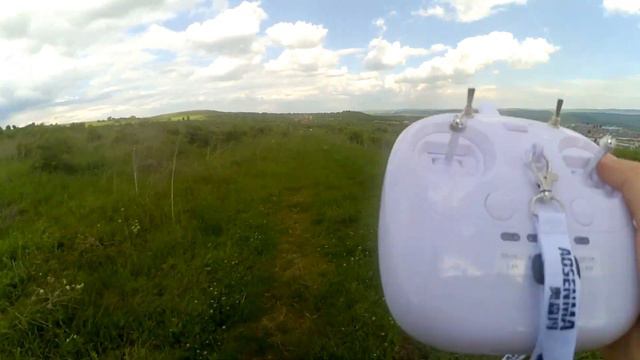 Aosenma CG035 - GPS drone with action camera holder - First flight - Crash смотреть онлайн