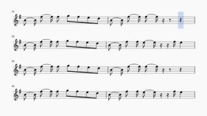 Coco Jamboo. Mr. President. Minus for alto sax