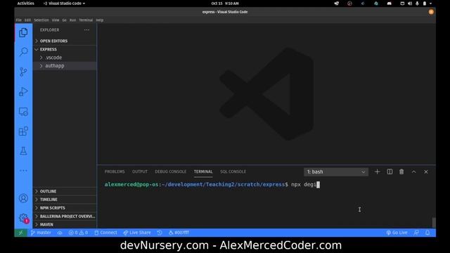 AM Coder - React + Express API #1 - Setup смотреть онлайн