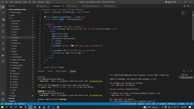 React #12 - Formik based Reusable form components смотреть онлайн