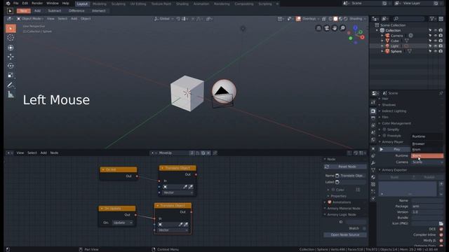 Обзор Armory для Blender