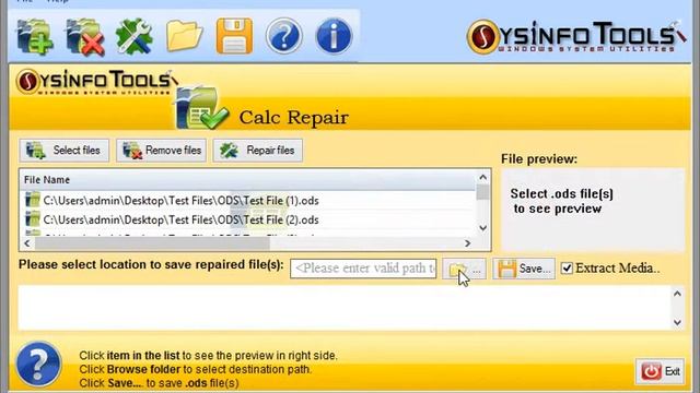 SysInfoTools Calc ODS Recovery смотреть онлайн