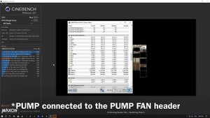 Pump tach cable to which header? Pump fan or CPU fan.