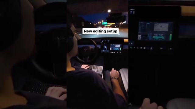 Монтаж видео в машине с автопилотом. Не повторяйте такое!!!