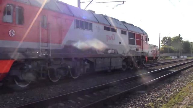 "Из Ульяновска" Тепловоз ТЭП70БС-274 смотреть онлайн
