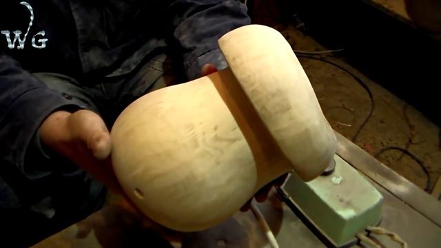 Цветочный горшок из бревна своими руками