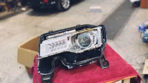 Установка билед модулей ILLUM Wide 3.0 на автомобиле Jeep Grand Cherokee в кузове WK2