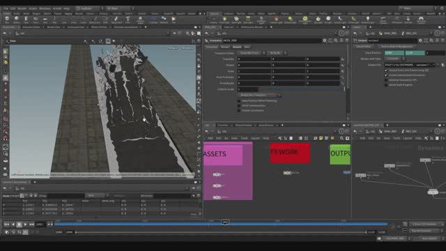 Ground Impact in Houdini Tutorial (Part 2) - Fine Debris (Rebelway)