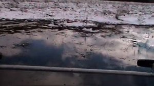 Испытание аэробота с двигателем хонда 130 л.с.