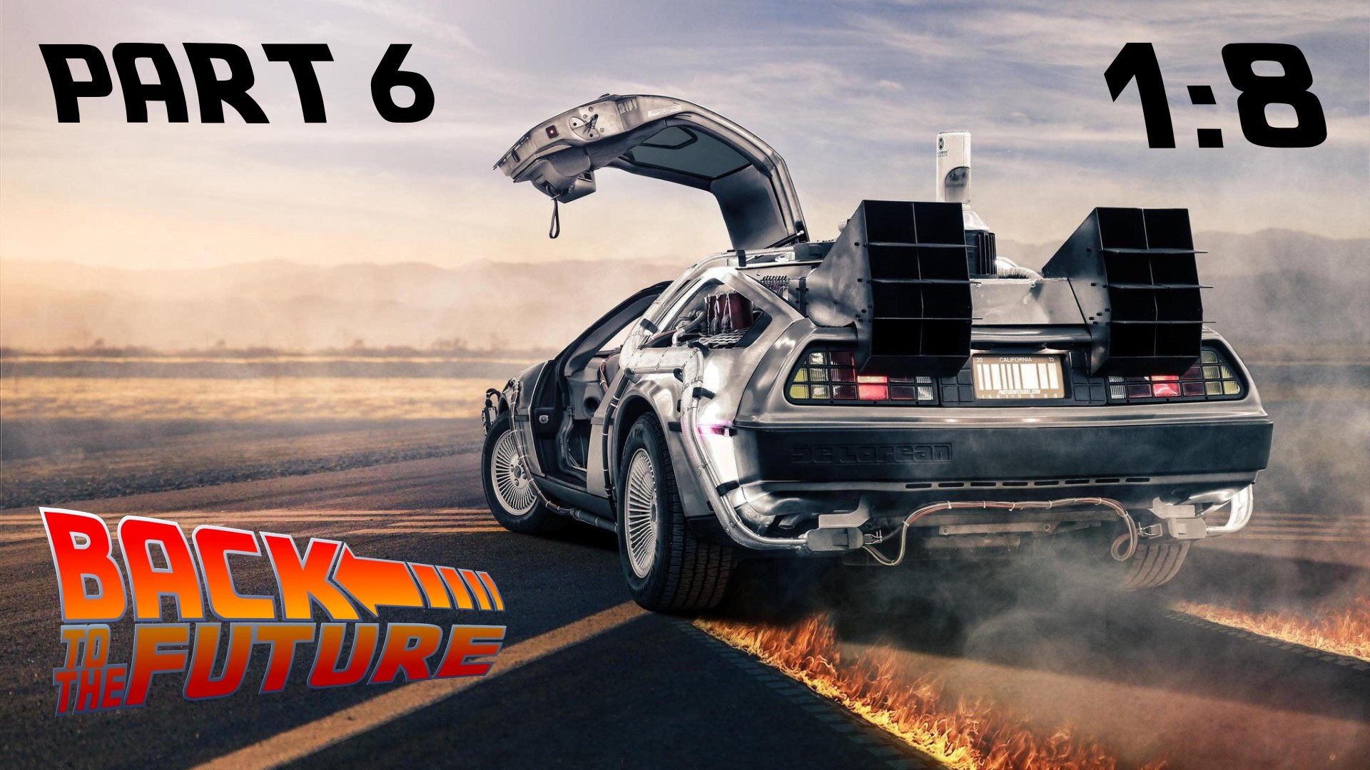 Сборка DeLorean DMC-12 Back to the Future 1:8 от Eaglemoss. Part 6.