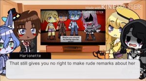 FNaF 2 Reacting To: O.D.D GLMV || FNaF Mangle GLMV Reaction