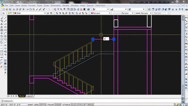 Autocad tutorial/ Lift & stair section in autocad смотреть онлайн