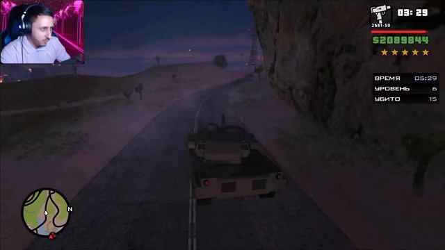 Grand Theft Auto: San Andreas #36 ► УГНАЛ ТАНК И НАБРАЛ 6 ЗВЁЗД