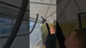 Система наддува плёночной теплицы ХозАгро