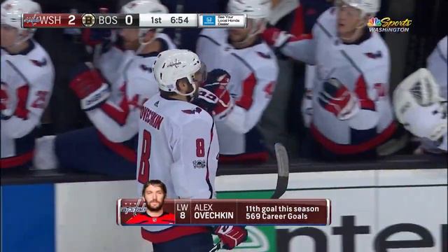 НХЛ 17-18 11-ая шайба Овечкина 04.11.17 смотреть онлайн