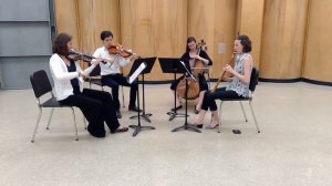 Berwick Audition - Mozart Clarinet Quartet No. 1, Movement 1